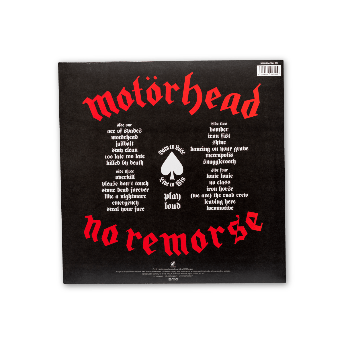 Motörhead - No Remorse Limited Edition White Vinyl 2 - LP - Paranoid Ranch