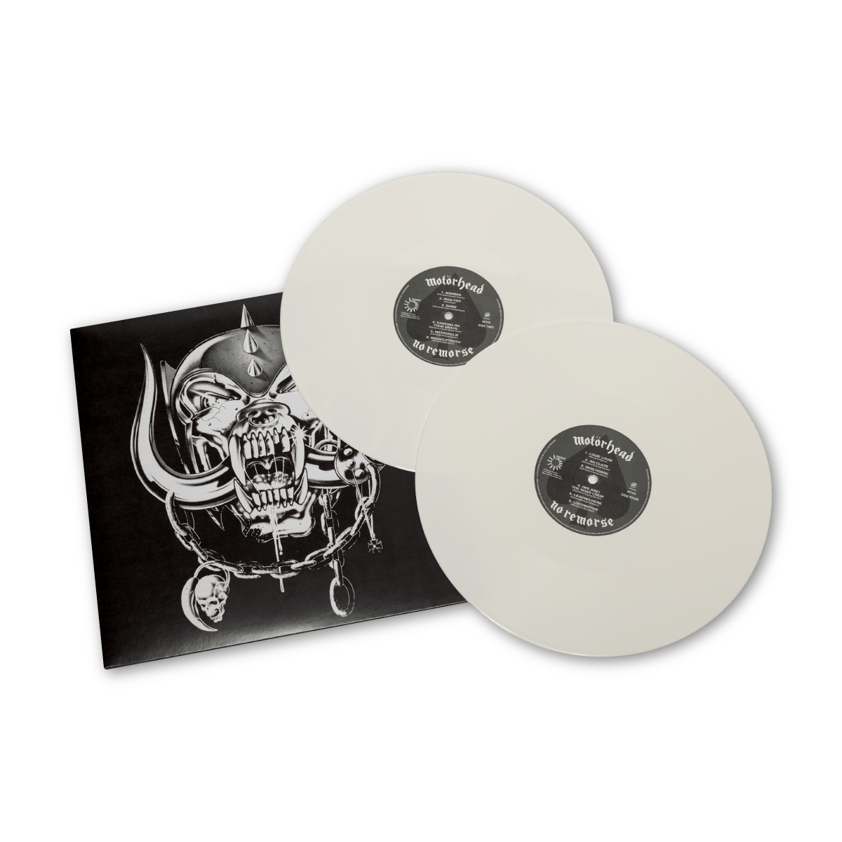 Motörhead - No Remorse Limited Edition White Vinyl 2 - LP - Paranoid Ranch
