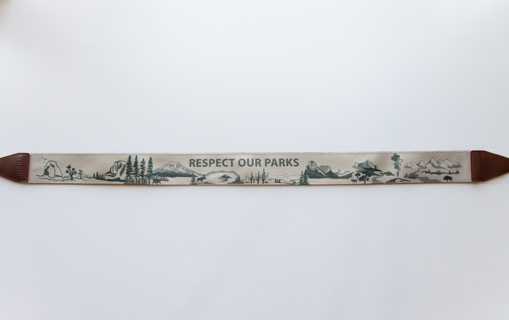 National Park Inspired Camera Strap Brown - Paranoid Ranch