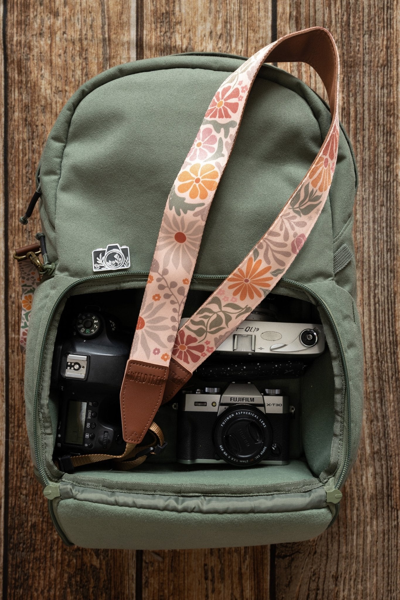 Sunset Floral Camera Strap - Paranoid Ranch