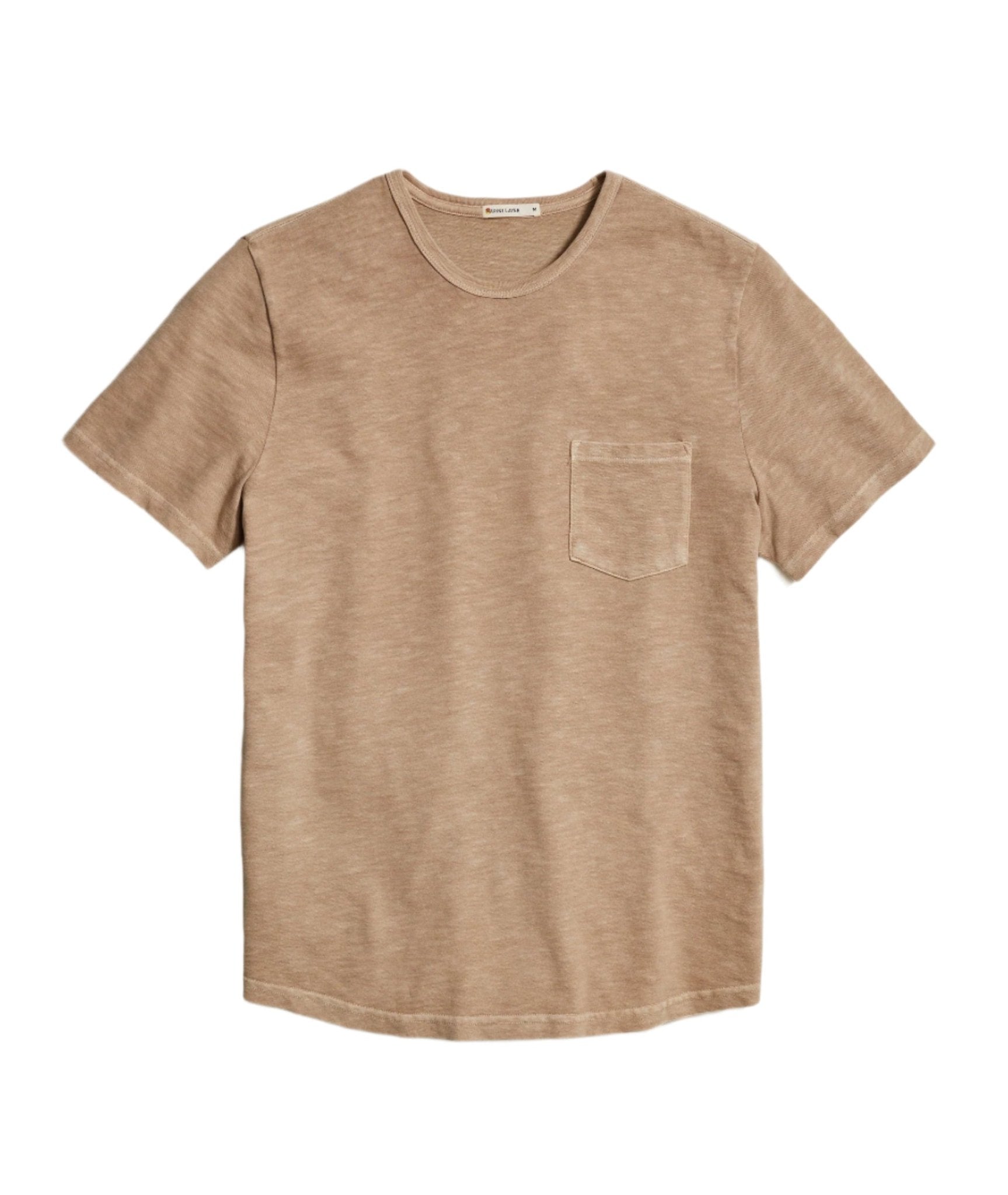 Vintage Heavy Slub Pocket Tee - Taupe - Paranoid Ranch