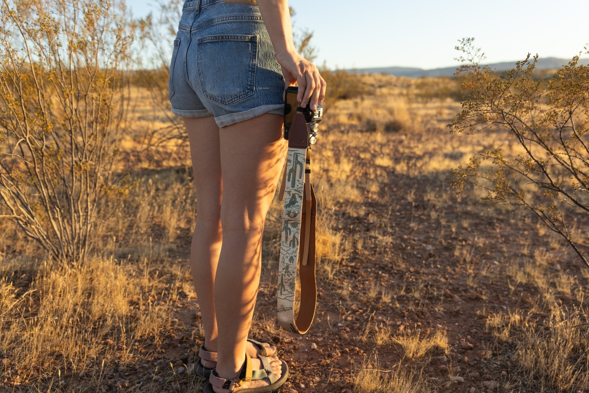 Western Landscape Camera Strap - Paranoid Ranch