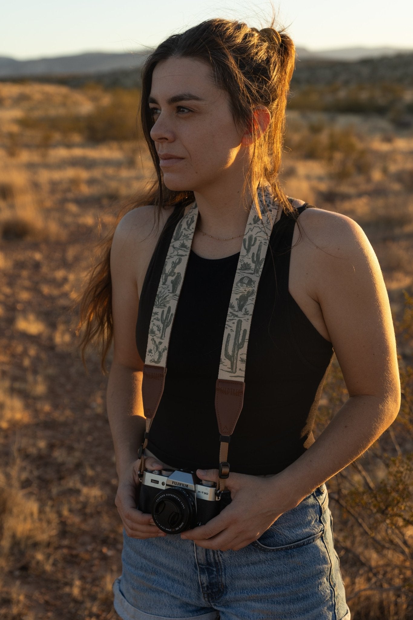 Western Landscape Camera Strap - Paranoid Ranch