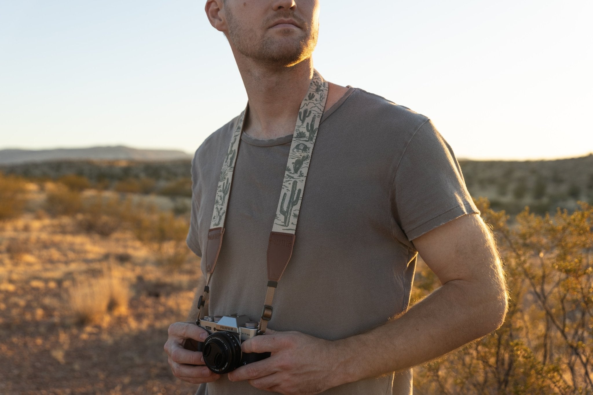 Western Landscape Camera Strap - Paranoid Ranch