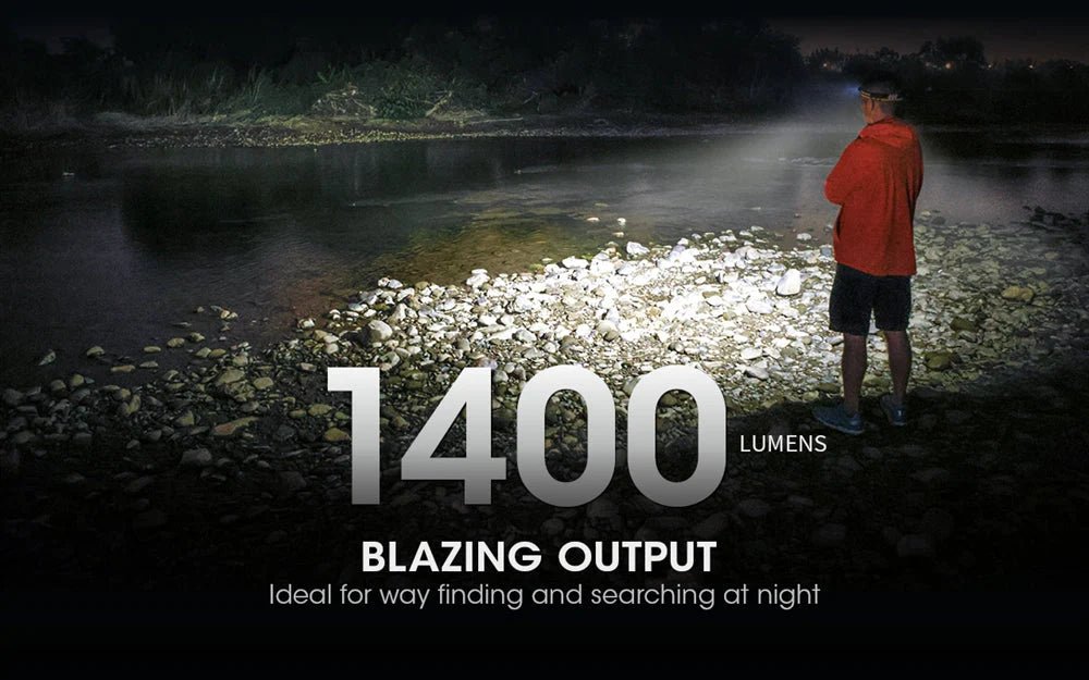 1400 lumens Lightweight Rechargeable Headlamp - Paranoid Ranch