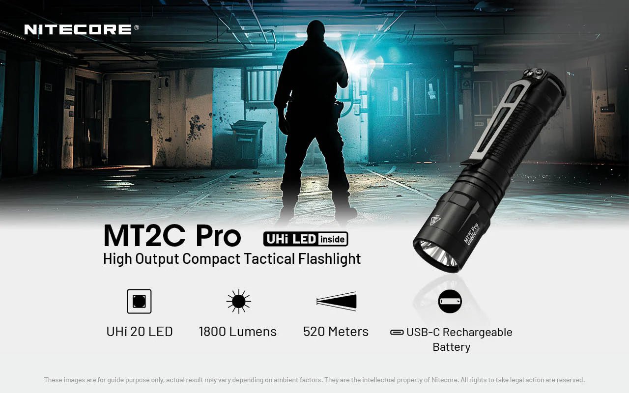 1800 Lumen Rechargeable Flashlight - Paranoid Ranch