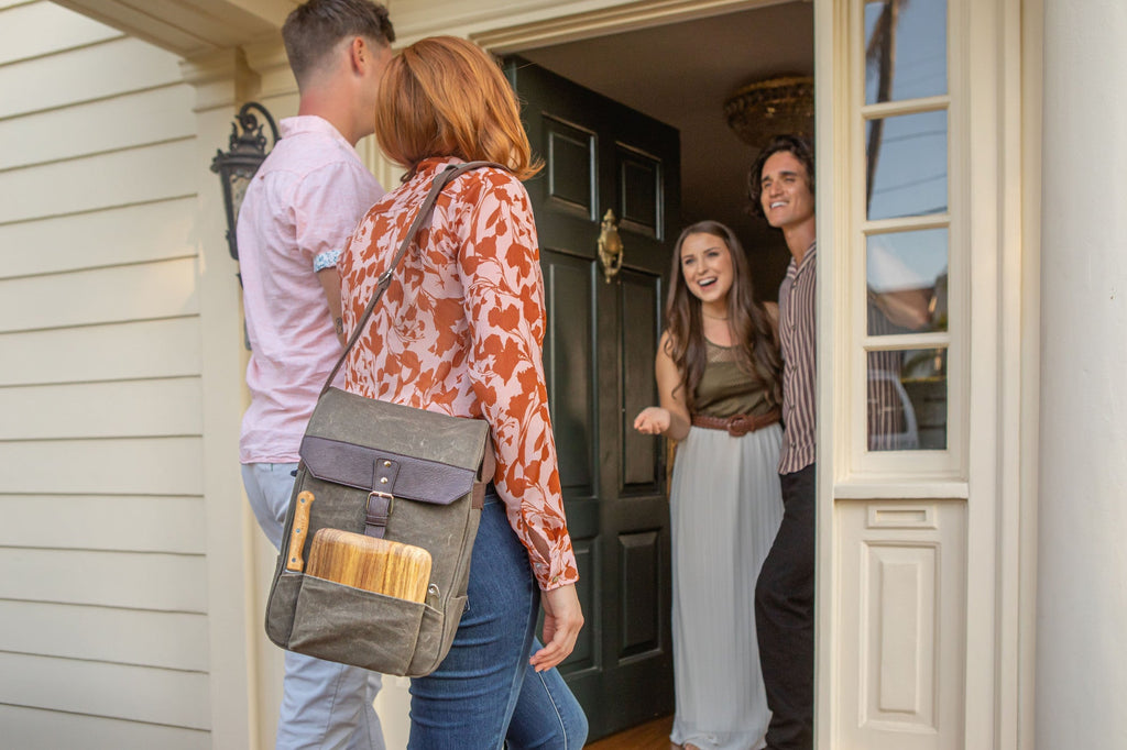 2 Bottle Insulated Wine & Cheese Cooler Tote - Paranoid Ranch