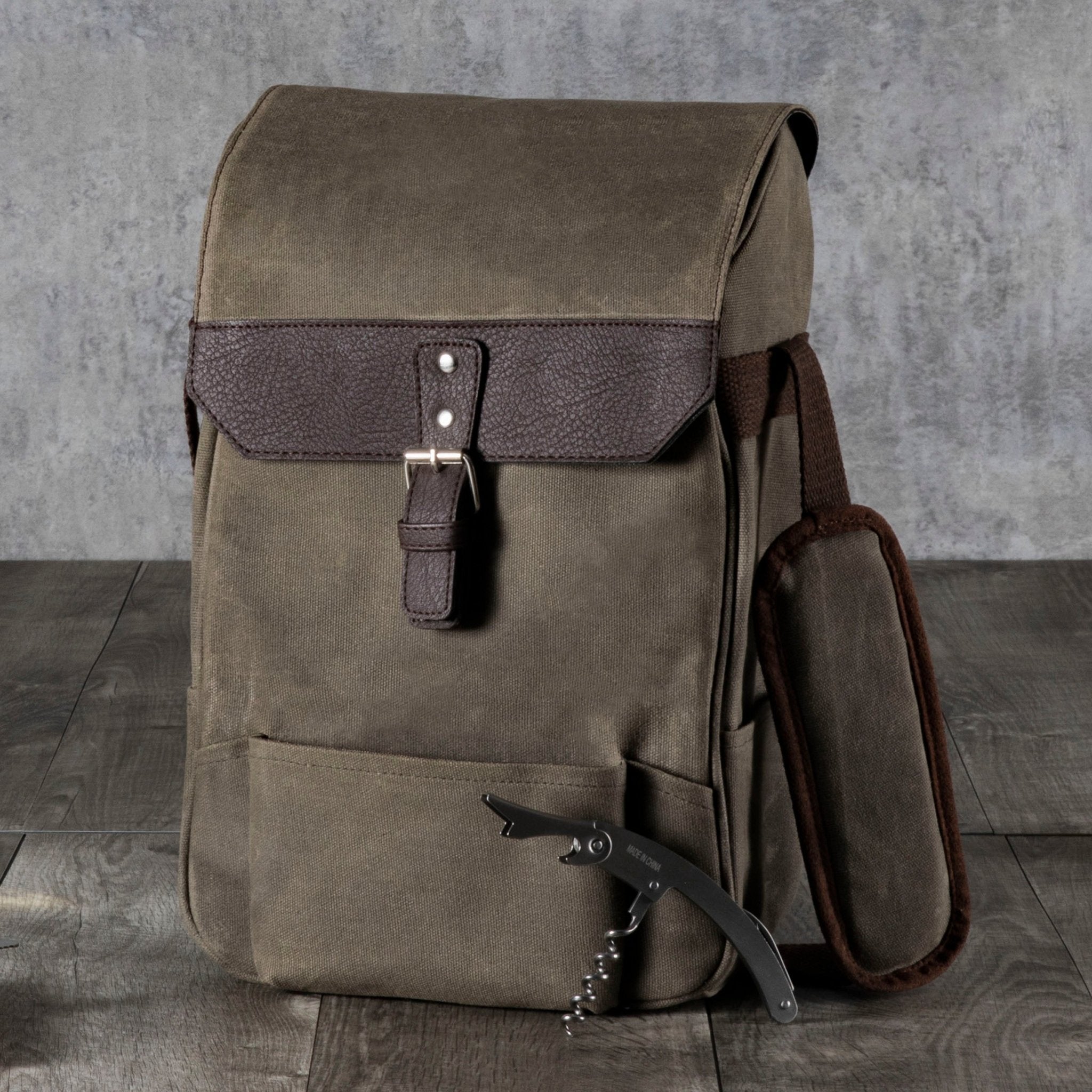 2 Bottle Insulated Wine & Cheese Cooler Tote - Paranoid Ranch