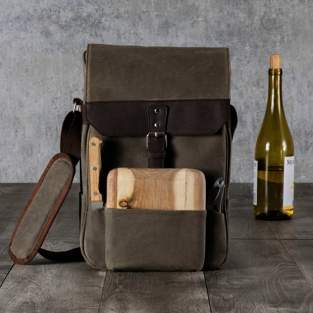 2 Bottle Insulated Wine & Cheese Cooler Tote - Paranoid Ranch