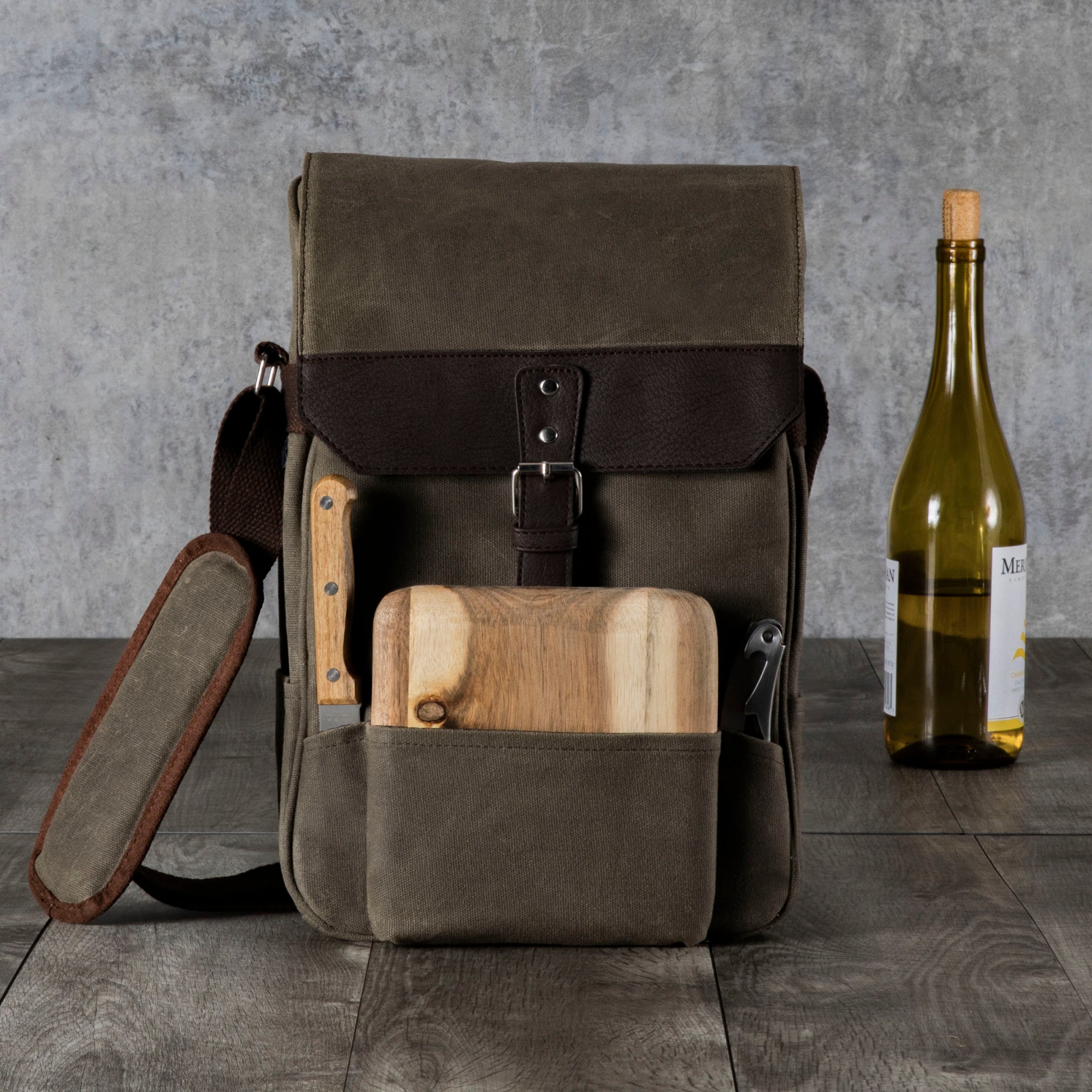 2 Bottle Insulated Wine & Cheese Cooler Tote - Paranoid Ranch