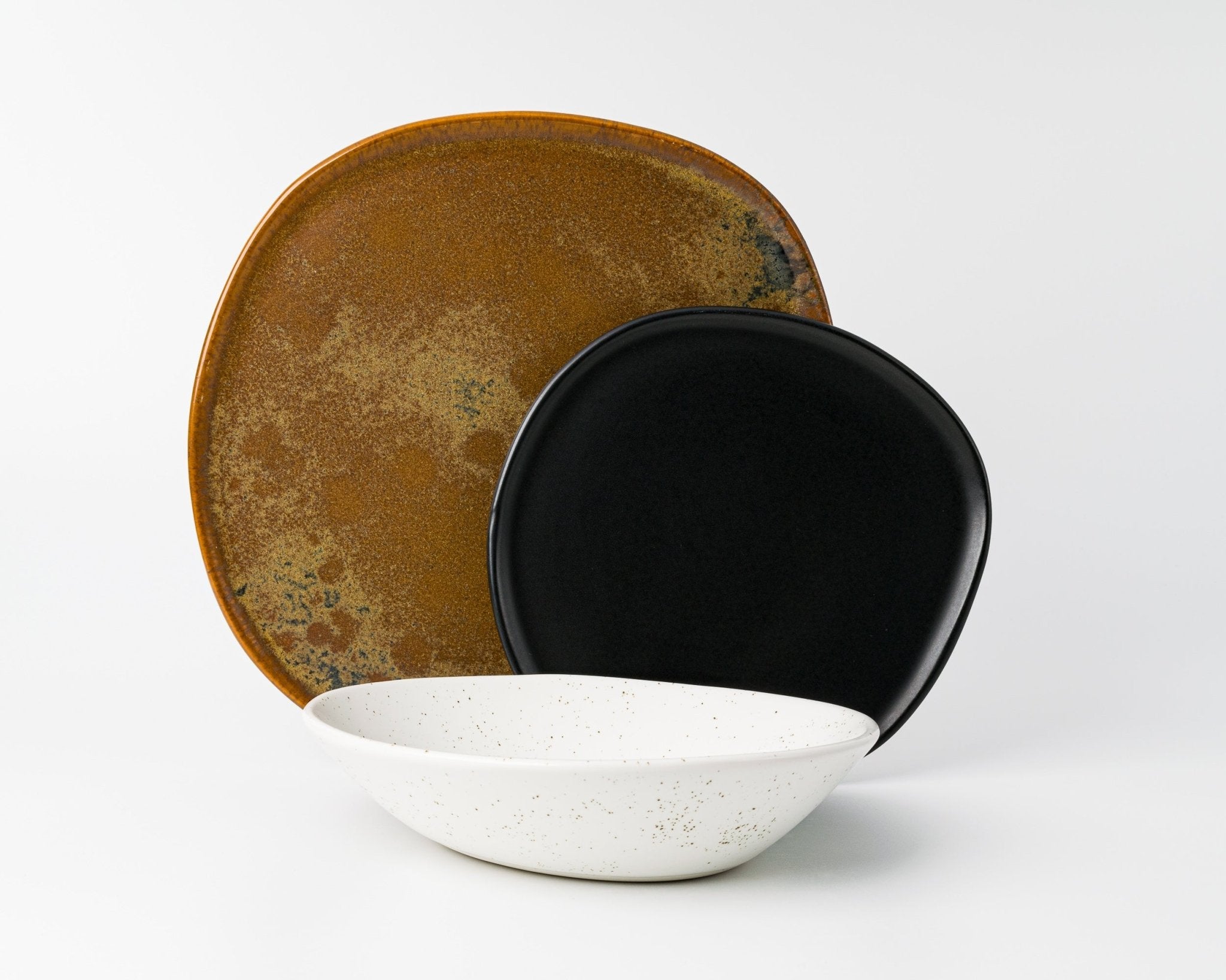 3 Piece Ripple Dinner Setting - Paranoid Ranch