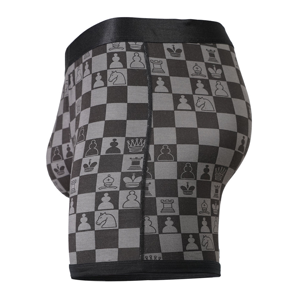 4.0 Bamboo 5" Boxer Brief - Zen Pouch™ Duo - Paranoid Ranch
