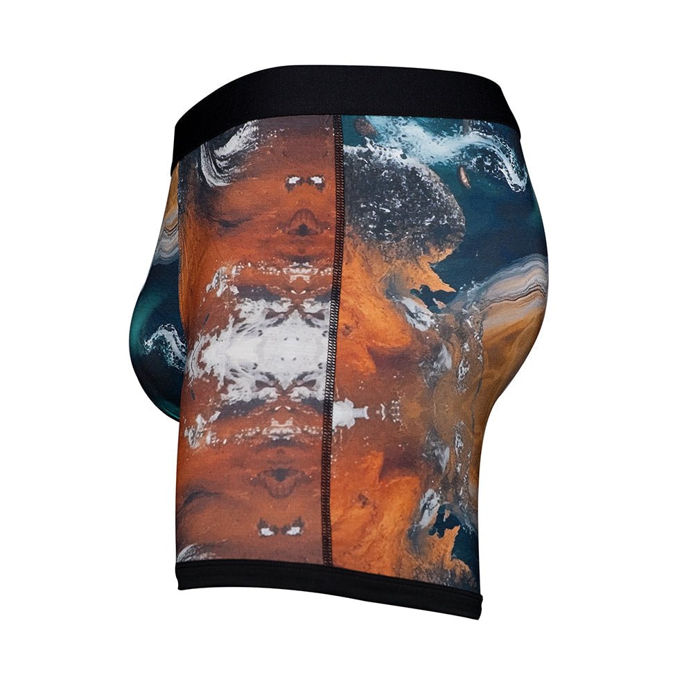 4.0 Bamboo 5" Boxer Brief - Zen Pouch™ Duo - Paranoid Ranch