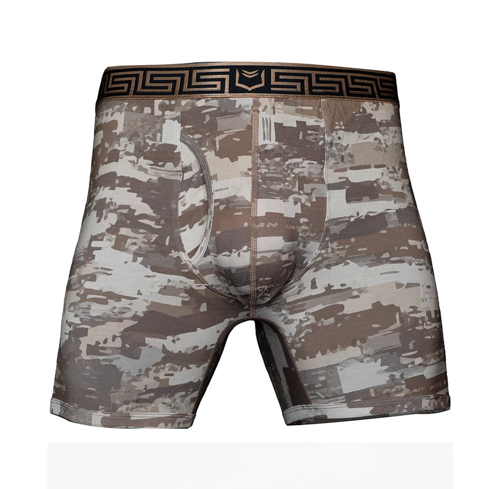 4.0 Bamboo 5" Boxer Brief - Zen Pouch™ Duo - Paranoid Ranch