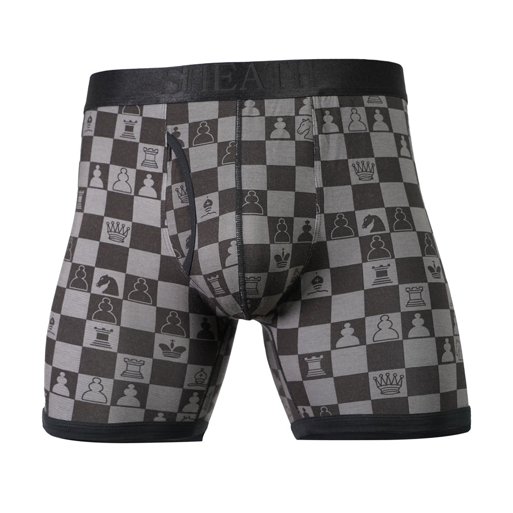 4.0 Bamboo 5" Boxer Brief - Zen Pouch™ Duo - Paranoid Ranch