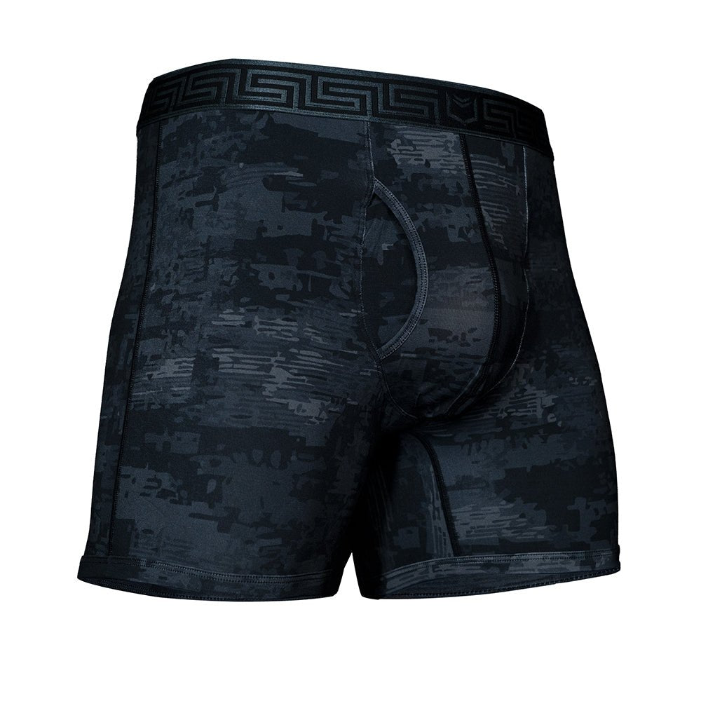 4.0 Bamboo 5" Boxer Brief - Zen Pouch™ Duo - Paranoid Ranch