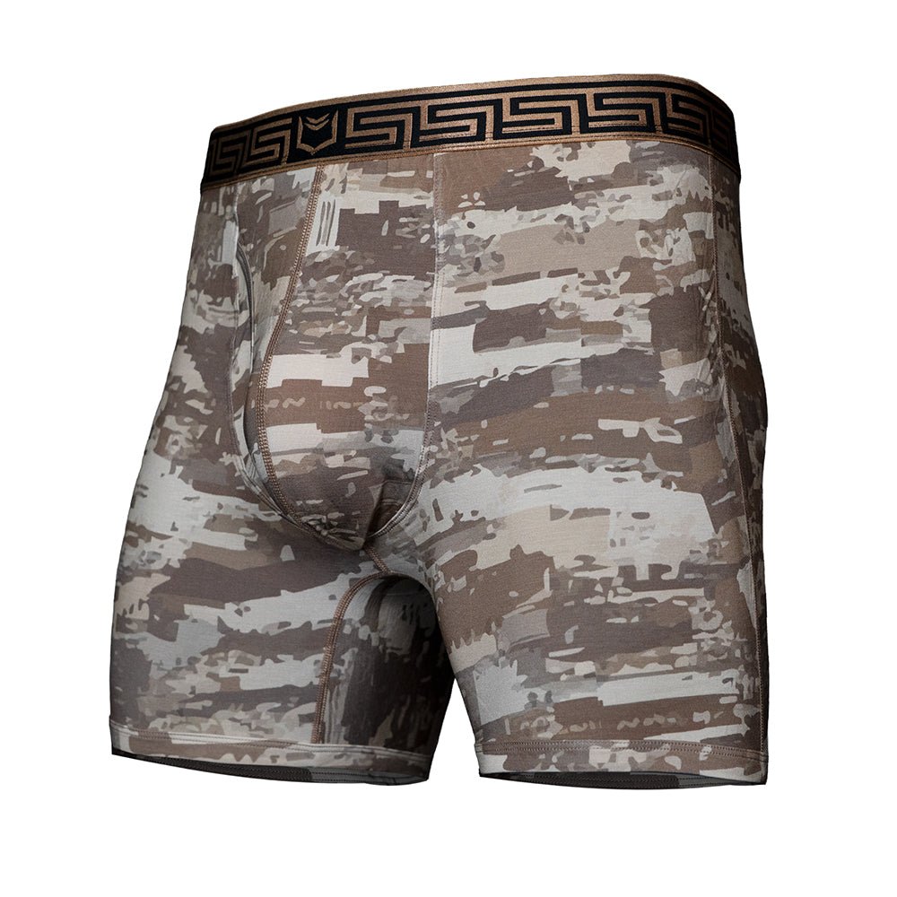 4.0 Bamboo 5" Boxer Brief - Zen Pouch™ Duo - Paranoid Ranch