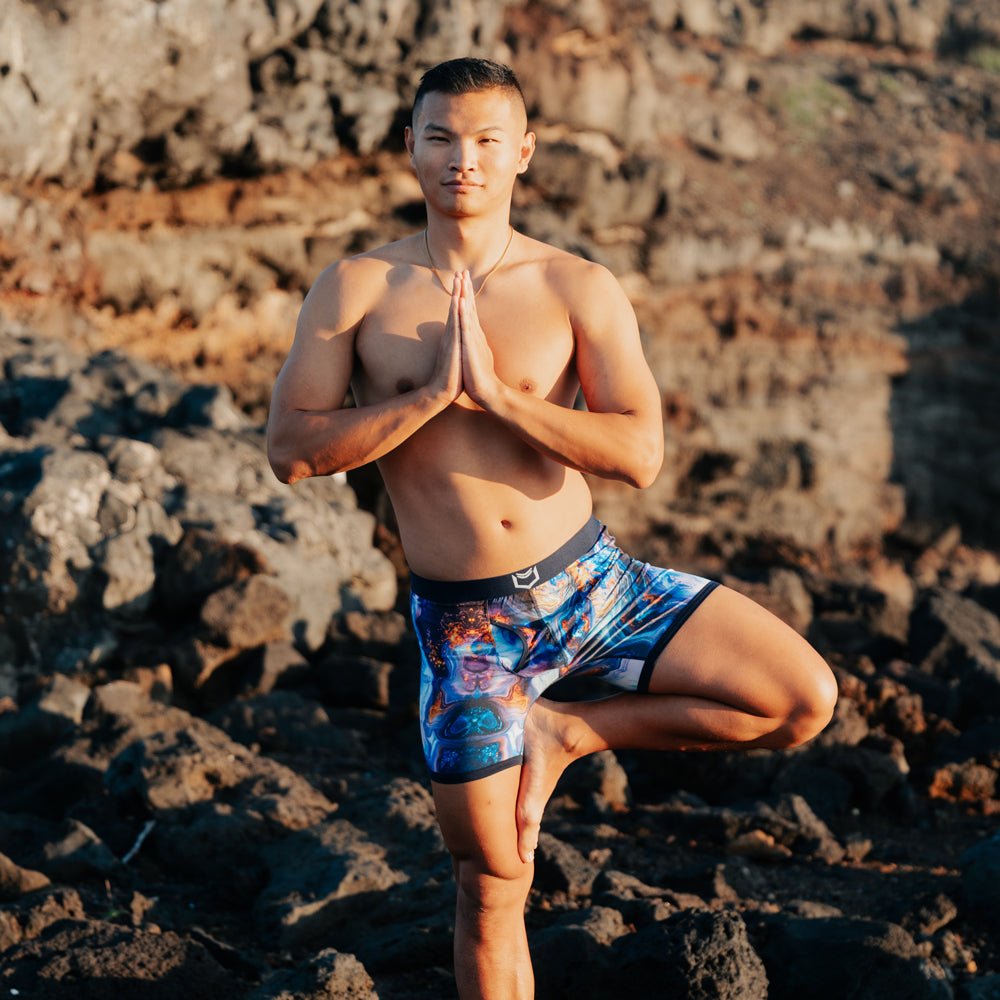 4.0 Bamboo 5" Boxer Brief - Zen Pouch™ Duo - Paranoid Ranch