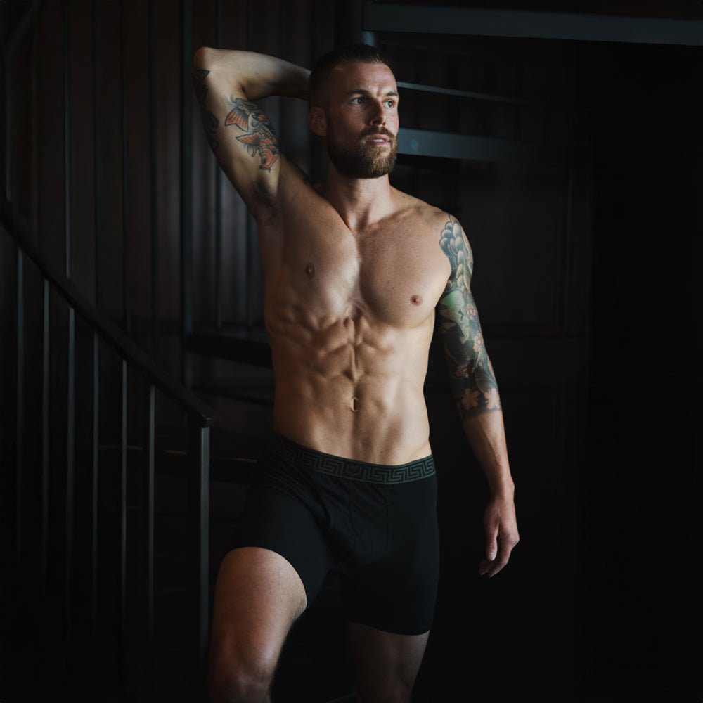 4.0 Bamboo AirFlow 5" Boxer Brief - Zen Pouch™ Duo - Paranoid Ranch
