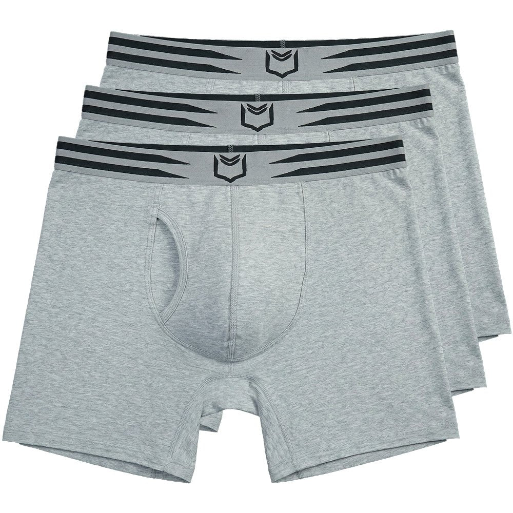 4.0 Cotton 5" Boxer Brief - Zen Pouch™ Duo (3 Pack) - Paranoid Ranch