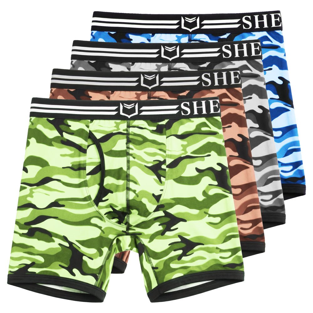 4.0 Polyester 5" Boxer Brief 5" - Zen Pouch™ Duo (4 Pack) - Paranoid Ranch