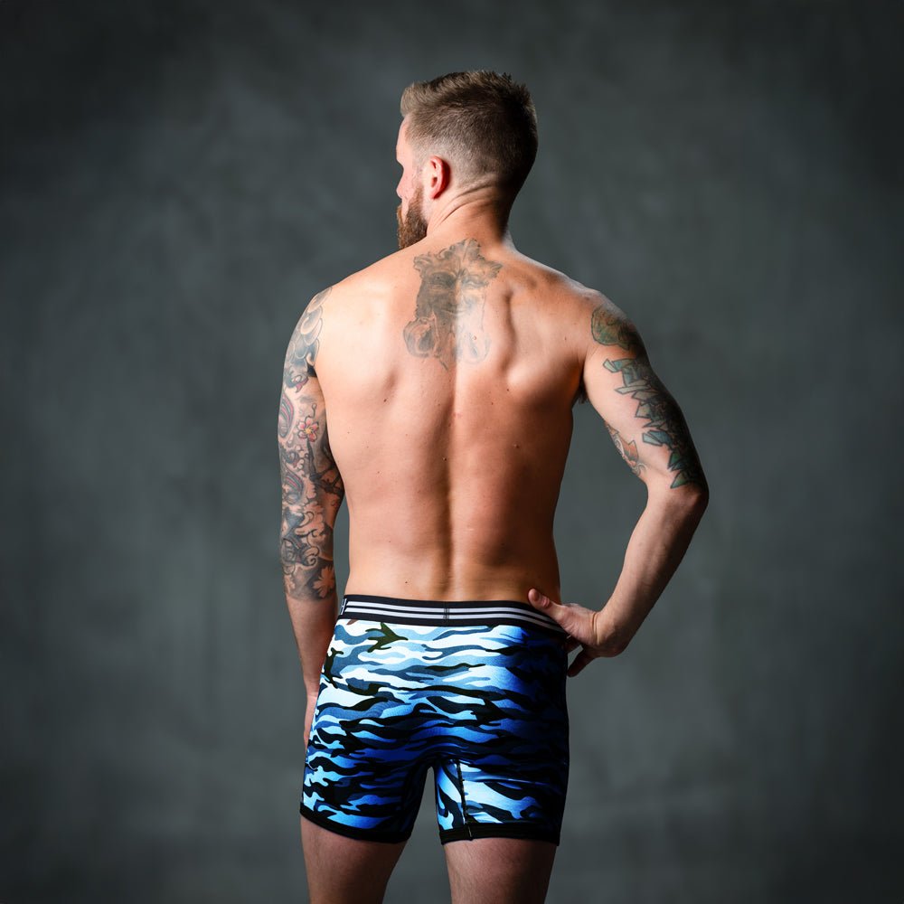 4.0 Polyester 5" Boxer Brief - Zen Pouch™ Duo - Paranoid Ranch