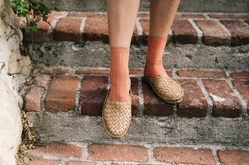 Women's Woven City Slide in Honey