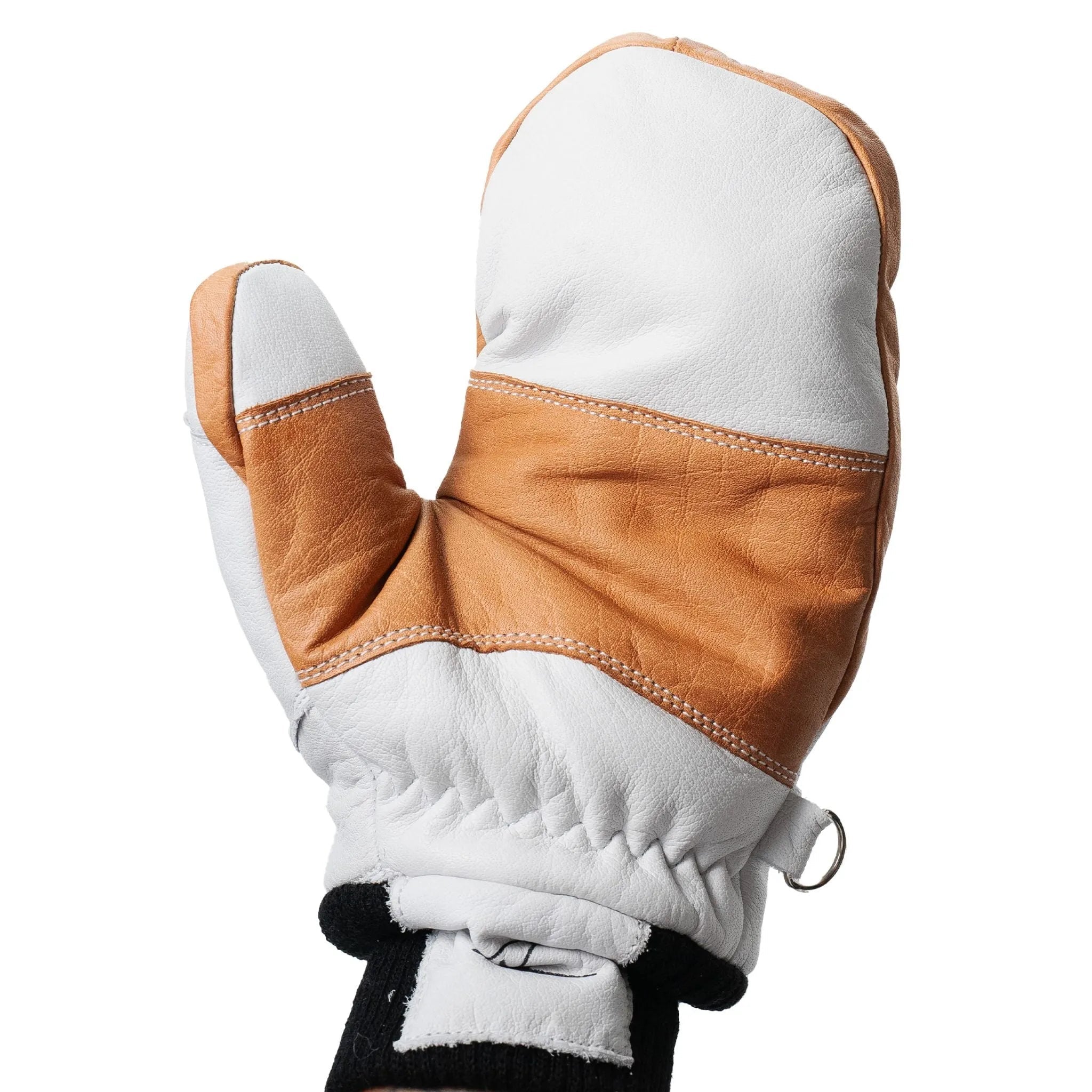 5280 Water Buffalo Leather Mitten - White - Paranoid Ranch