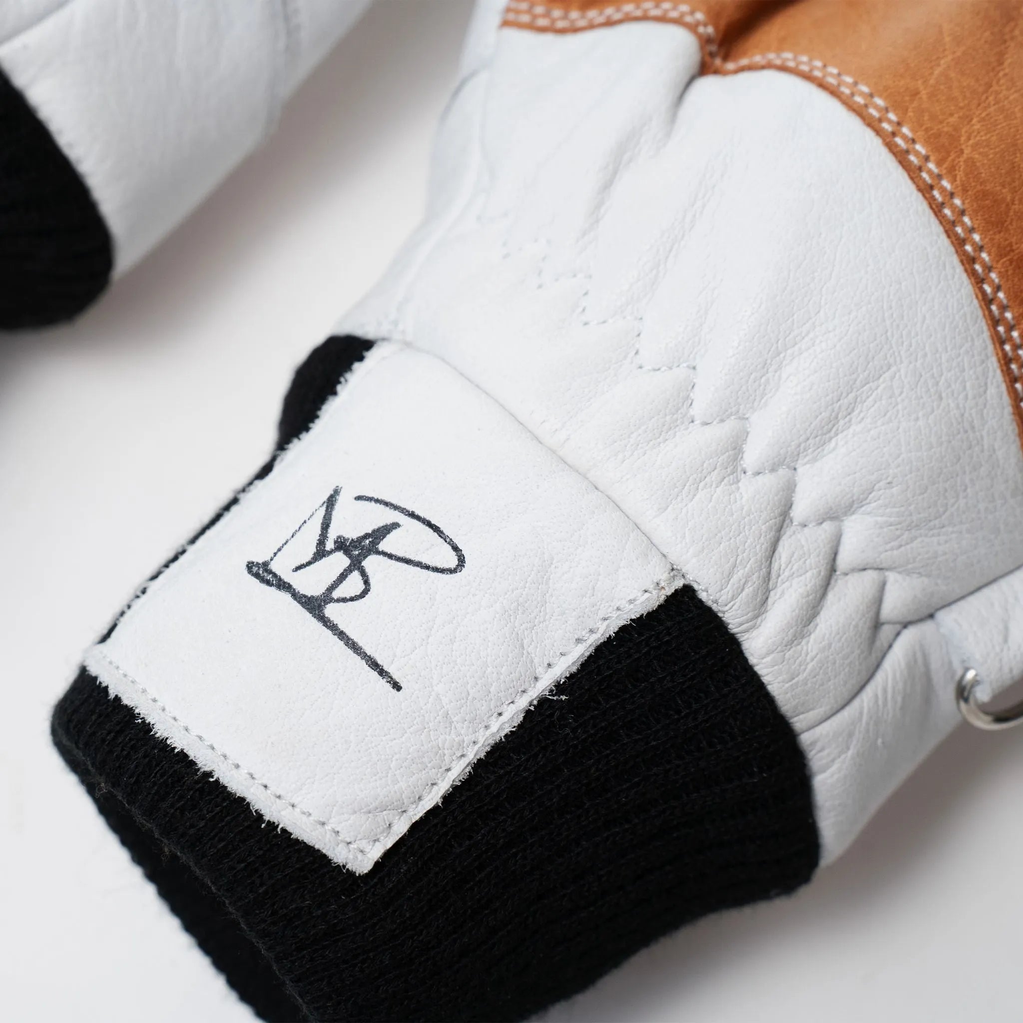 5280 Water Buffalo Leather Mitten - White - Paranoid Ranch