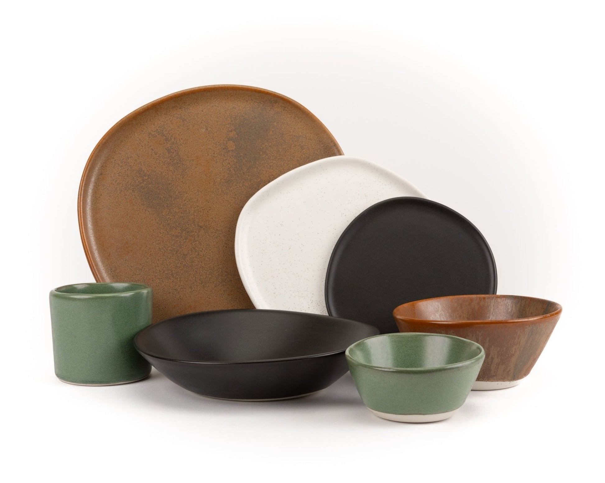 7 Piece Ripple Dinner Setting - Paranoid Ranch