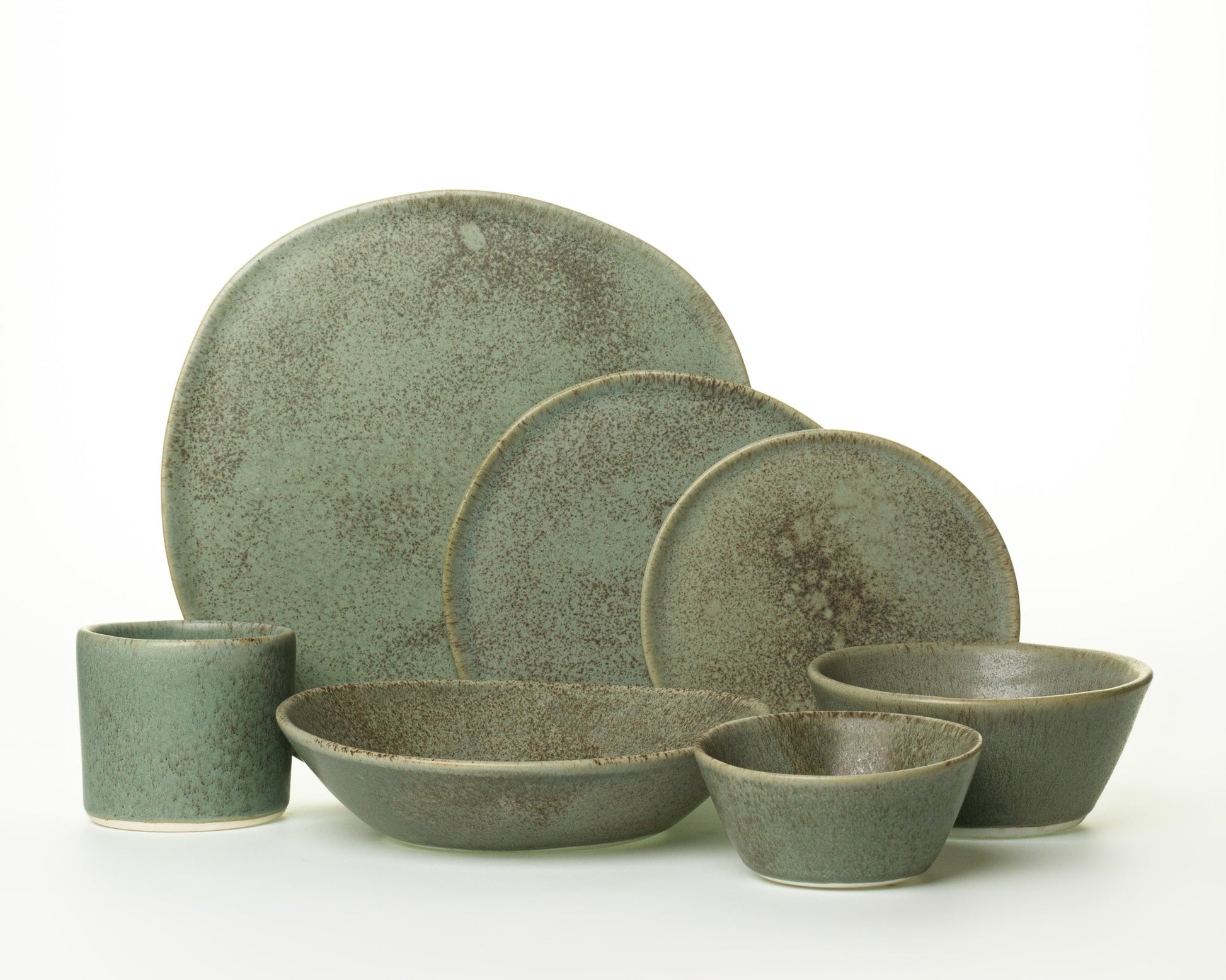 7 Piece Ripple Dinner Setting - Paranoid Ranch