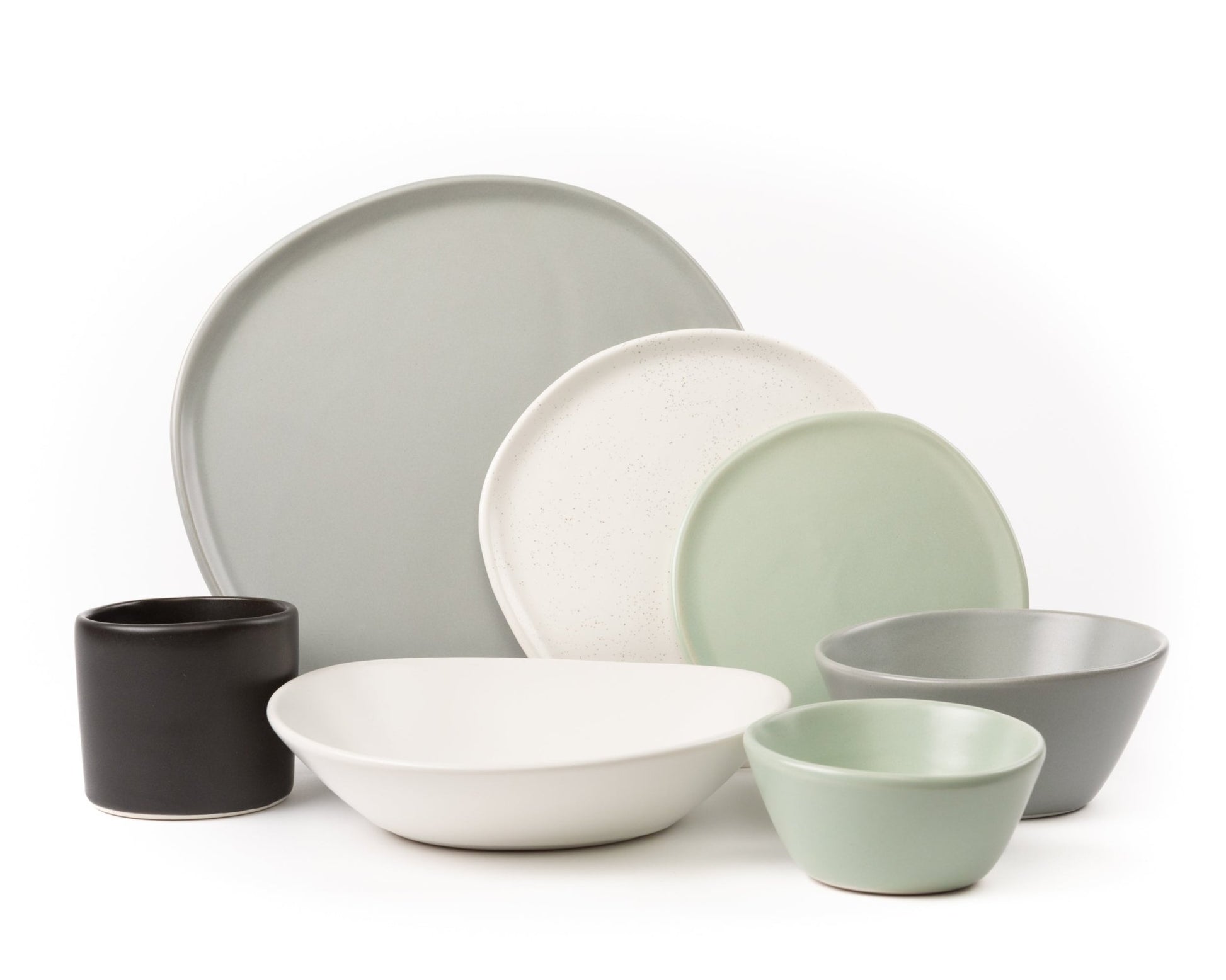 7 Piece Ripple Dinner Setting - Paranoid Ranch