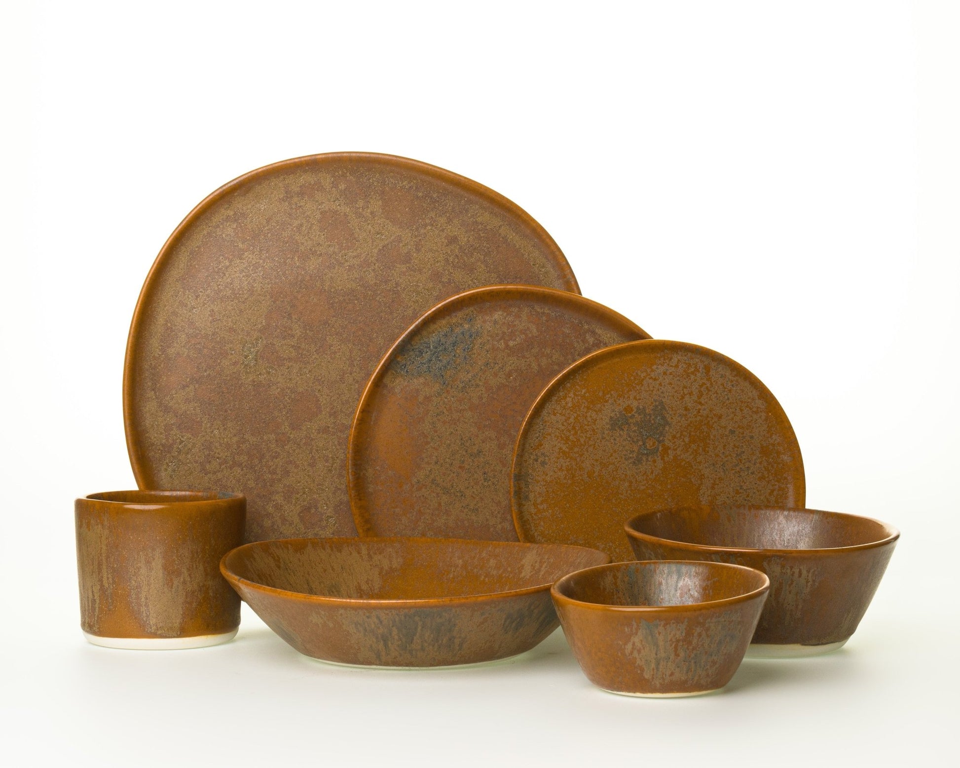 7 Piece Ripple Dinner Setting - Paranoid Ranch