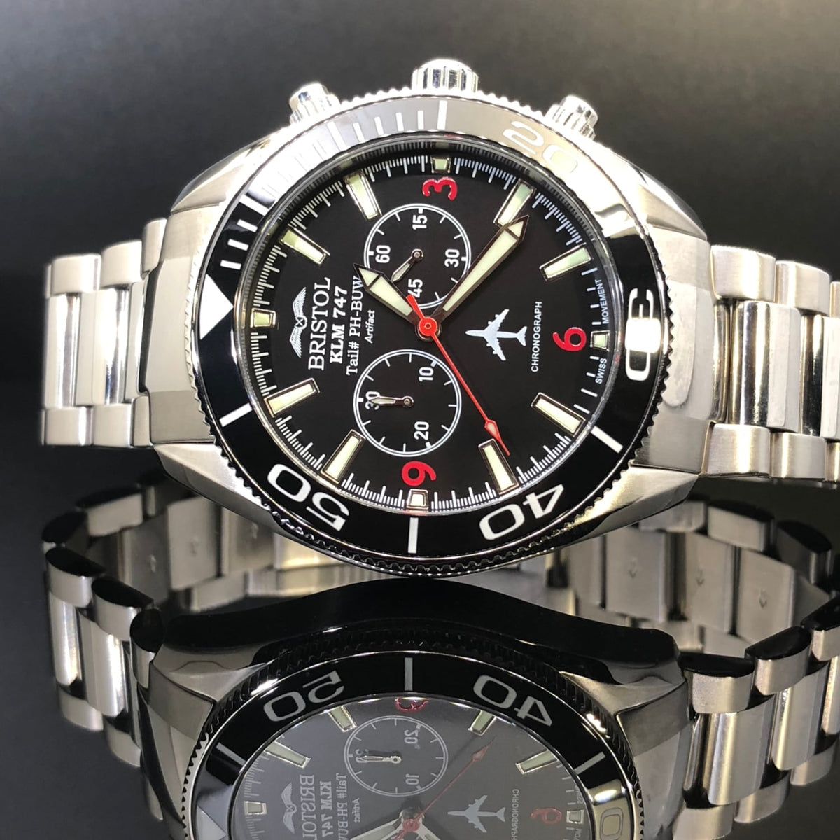 747 Tribute - Stainless Steel, Black Dial - Paranoid Ranch