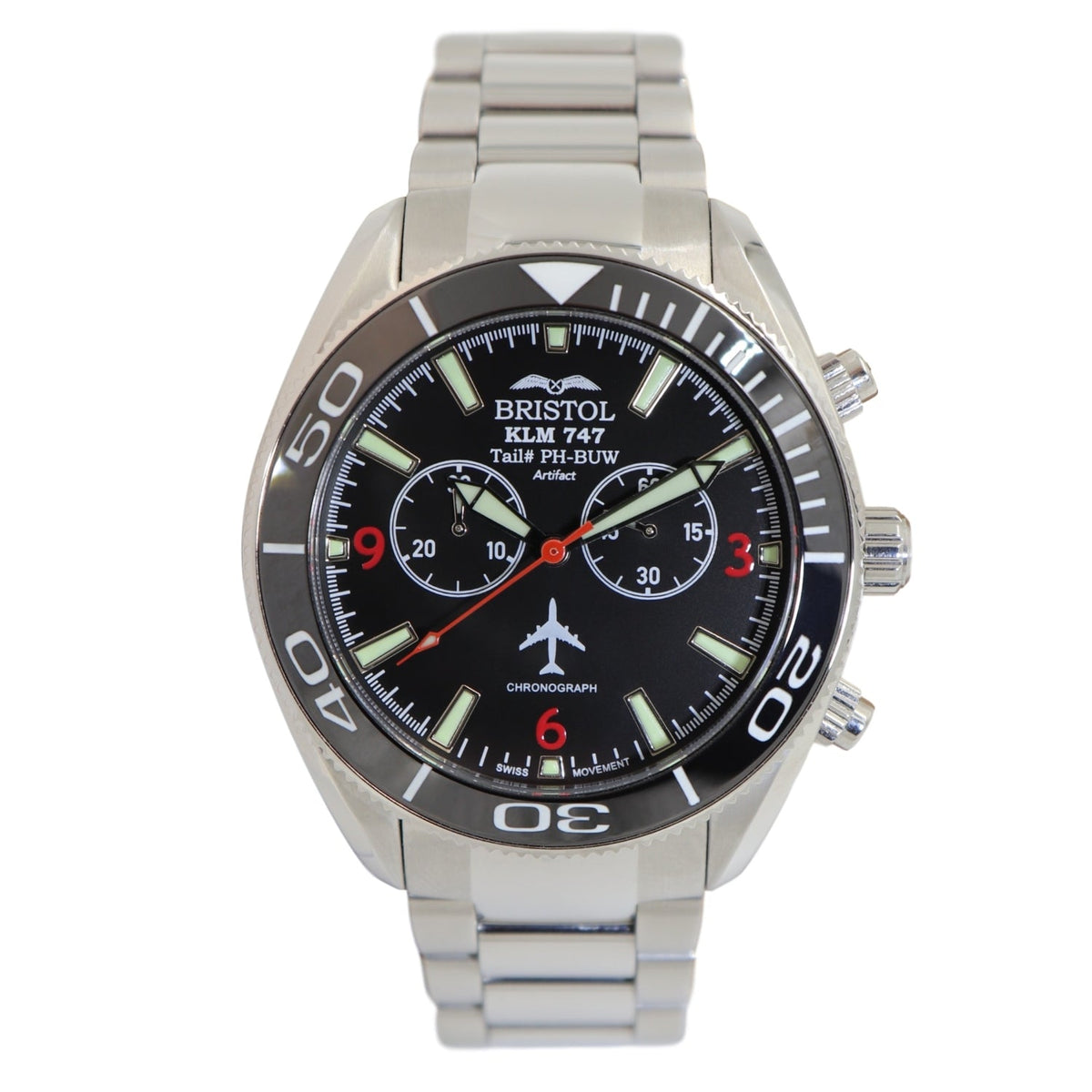 747 Tribute - Stainless Steel, Black Dial - Paranoid Ranch
