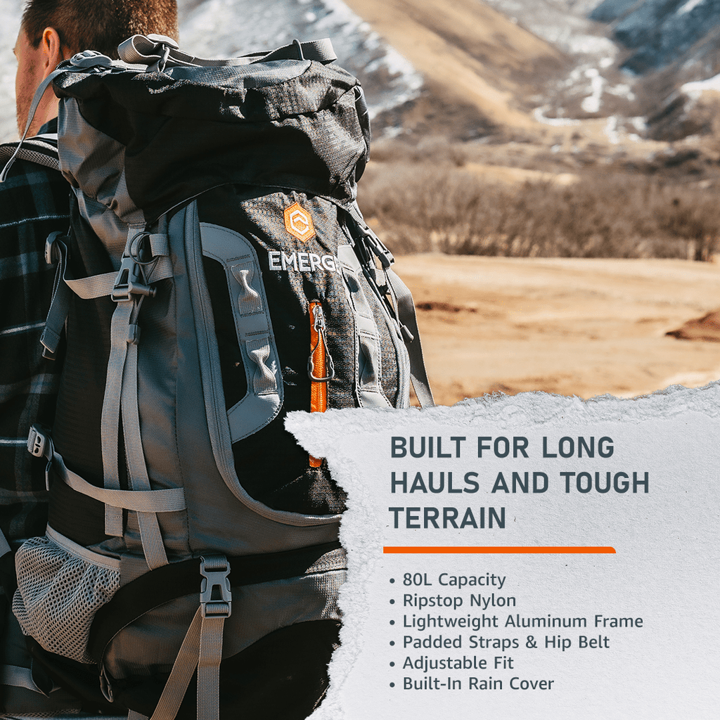 80L Survival Backpack - The Ranger - Paranoid Ranch