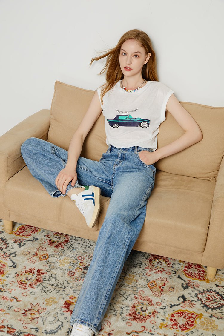 80'S Utility Loose Jeans HJ128 - Paranoid Ranch