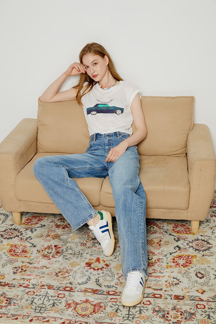 80'S Utility Loose Jeans HJ128 - Paranoid Ranch