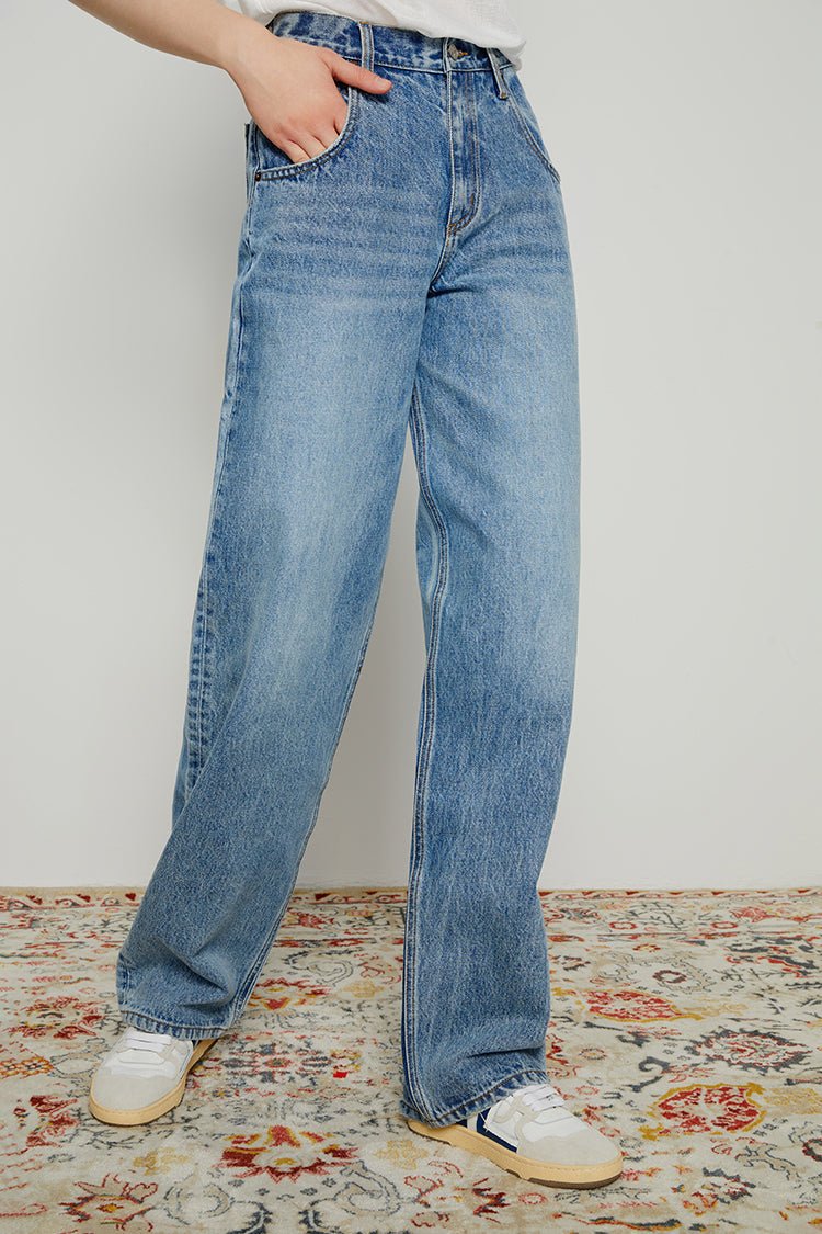 80'S Utility Loose Jeans HJ128 - Paranoid Ranch