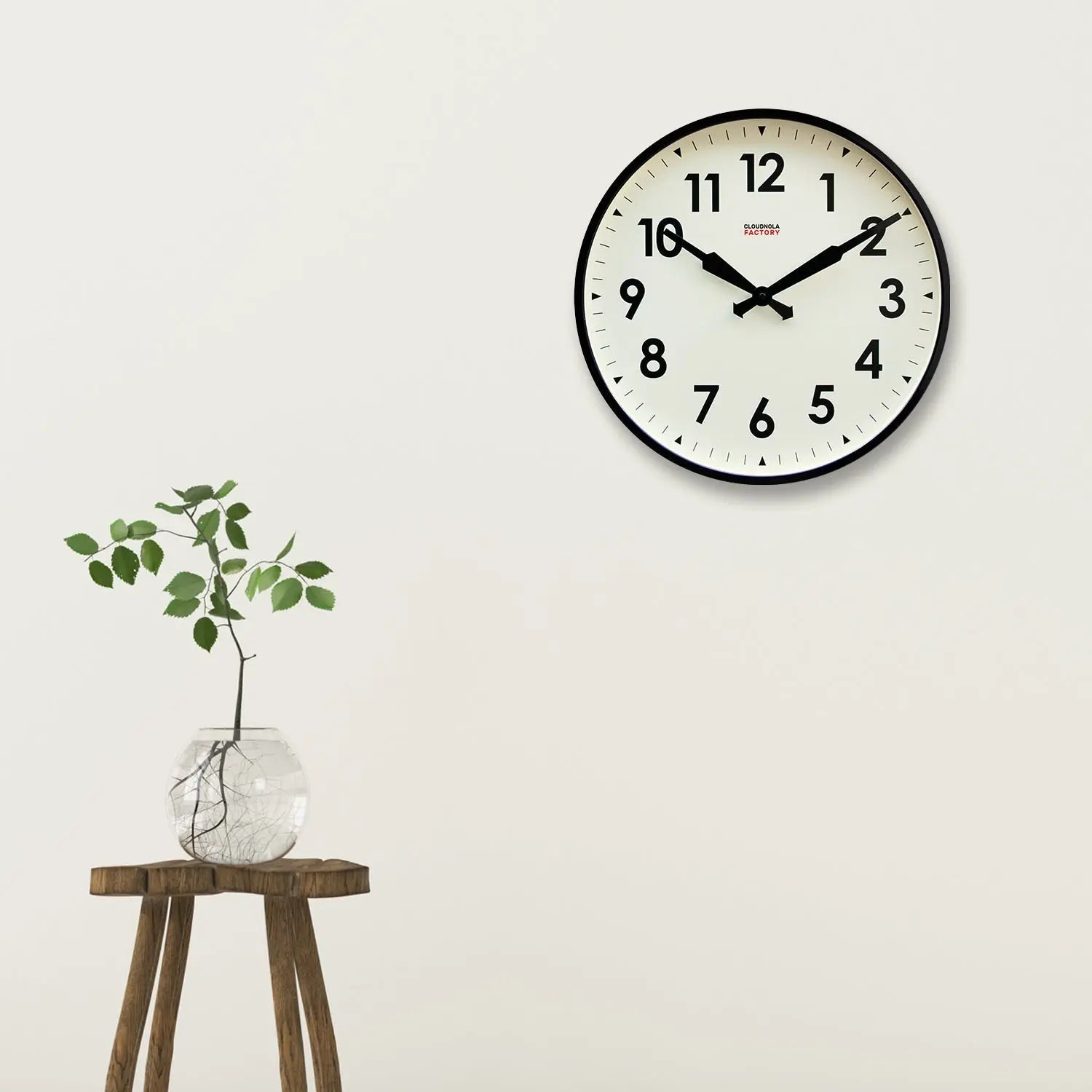 Factory Black XL Clock