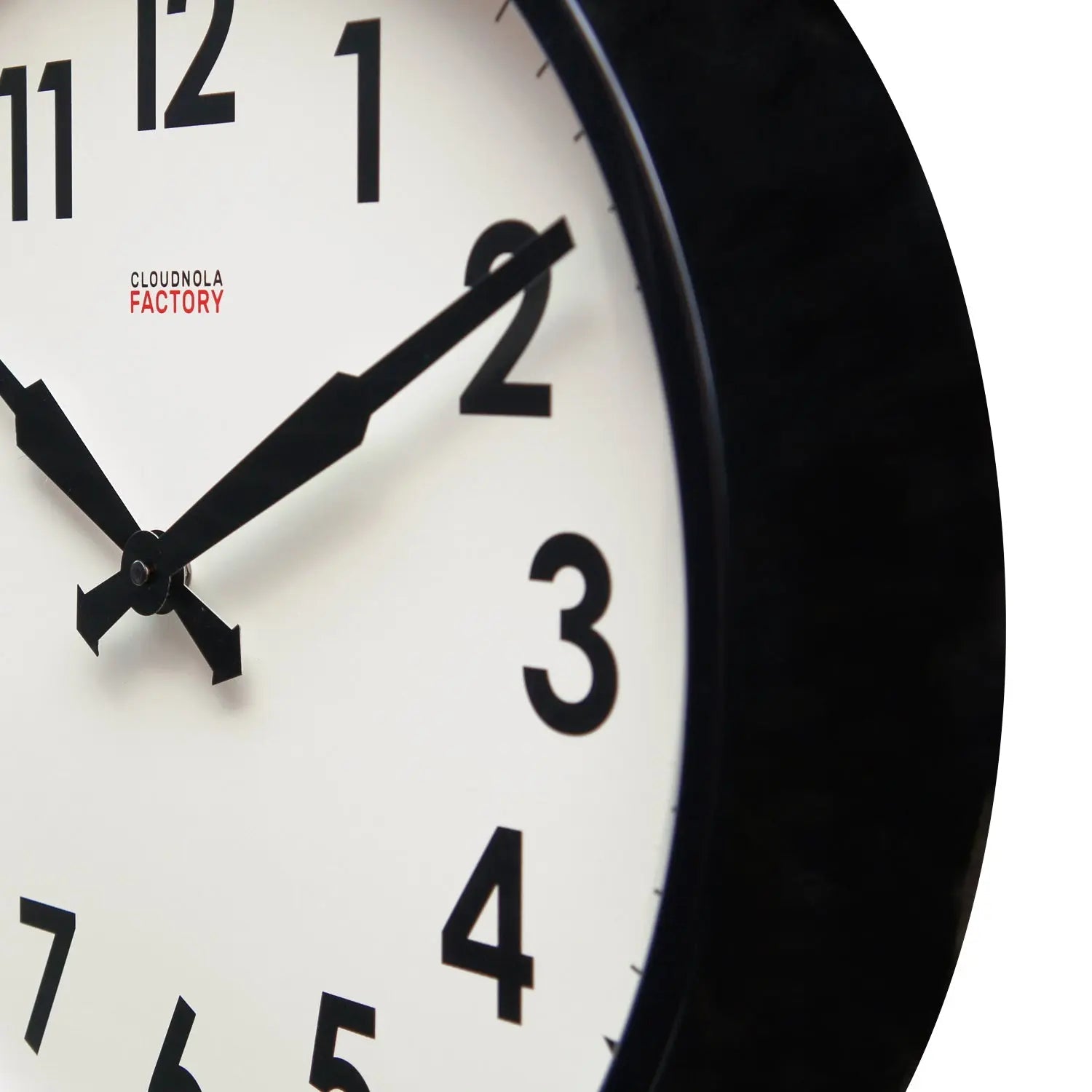 Factory Black XL Clock