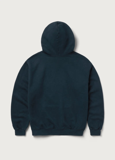 Driftin' Back Hooded Sweatshirt | Hard Washed Black