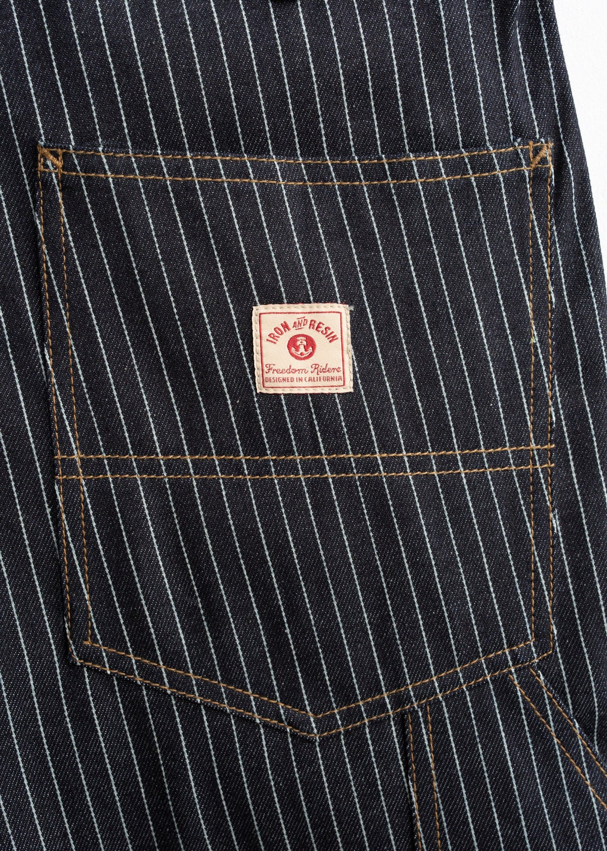 Dennis Striped Denim Short