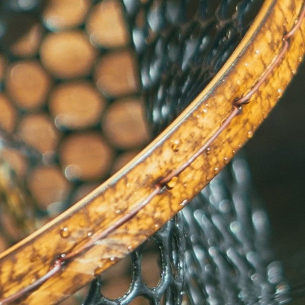 Blue Line - Bamboo Fly Fishing Landing Net/Hand Net