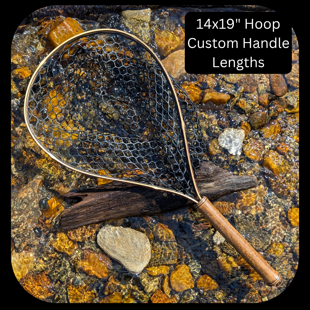 Upstream Wide - Bamboo Fly Fishing Landing Net/Hand Net
