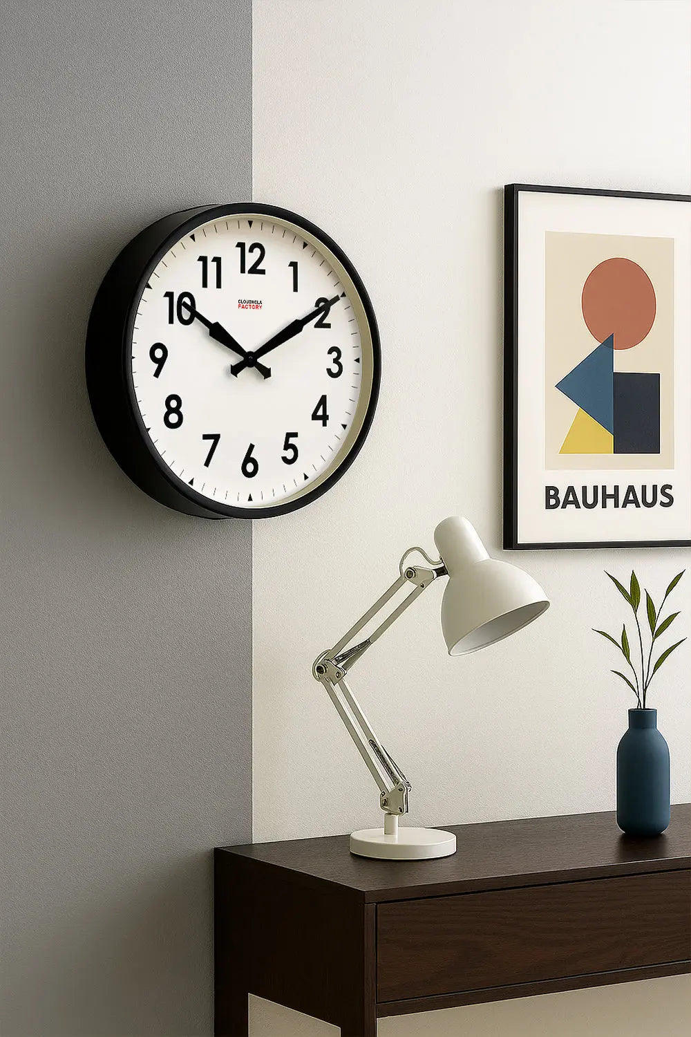Factory Black XL Clock