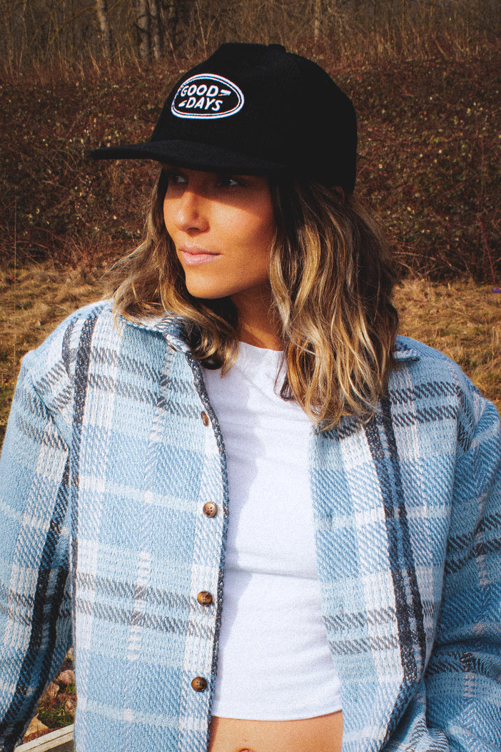 Corduroy Cruiser Hat - Black