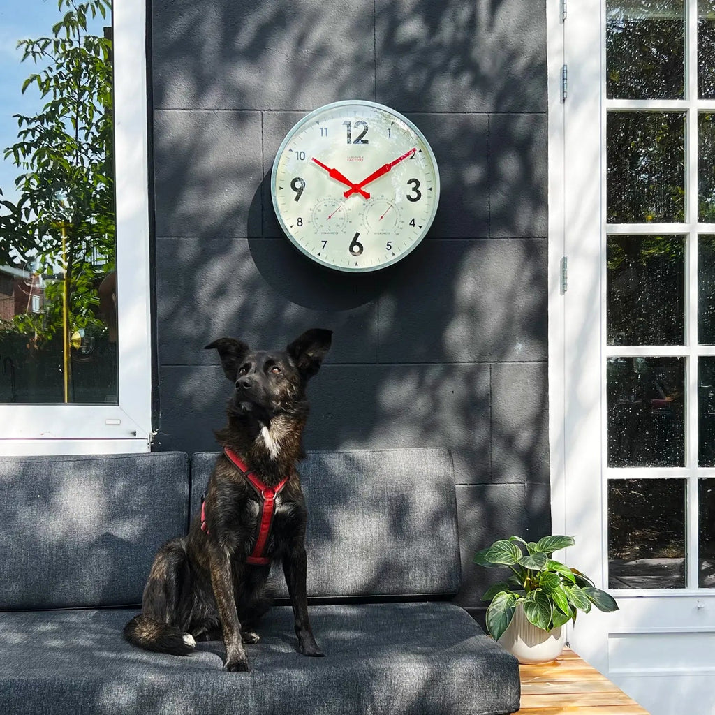 Factory XL Zinc Outdoor Clock