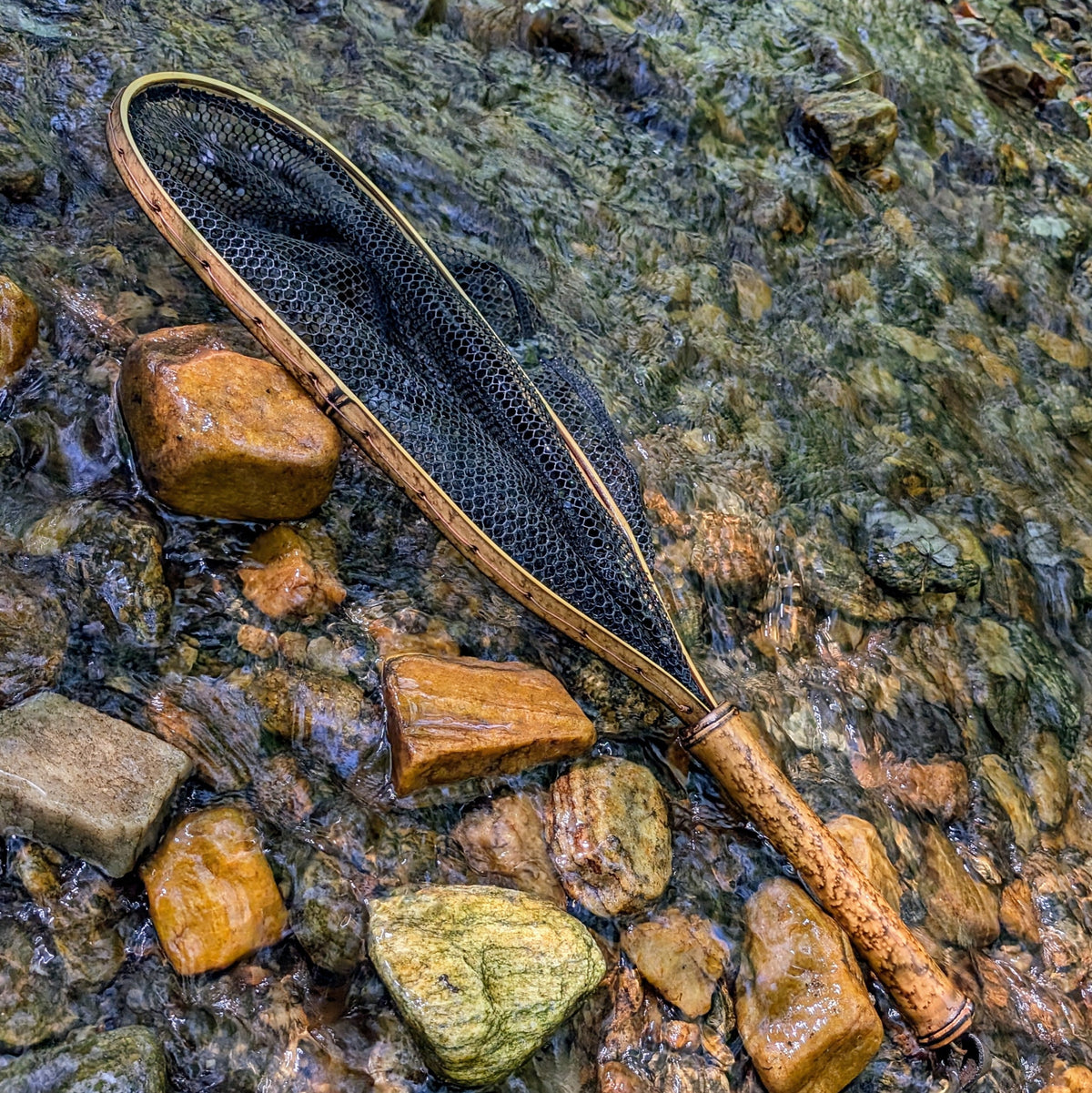 High Sierra - Bamboo Fly Fishing Landing Net/Hand Net