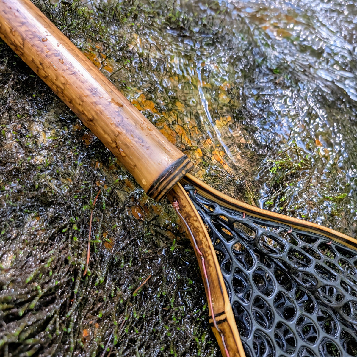High Sierra - Bamboo Fly Fishing Landing Net/Hand Net